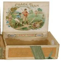 1900 Crack Team Cigar Box